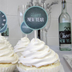 New Years Eve Printable Cupcake Toppers