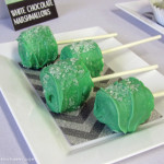 Mint Green White Chocolate Dipped Marshmallows