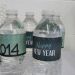 New Years Eve Water Bottle Labels